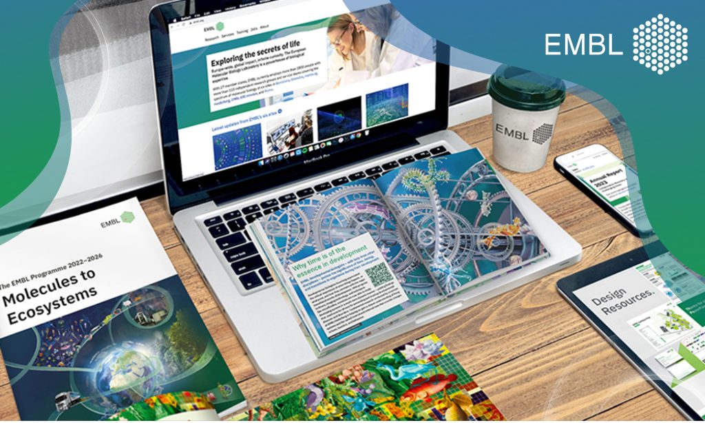 Multi-channel examples for 'one EMBL' brand.