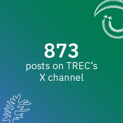 873 posts on TREC’s X channel